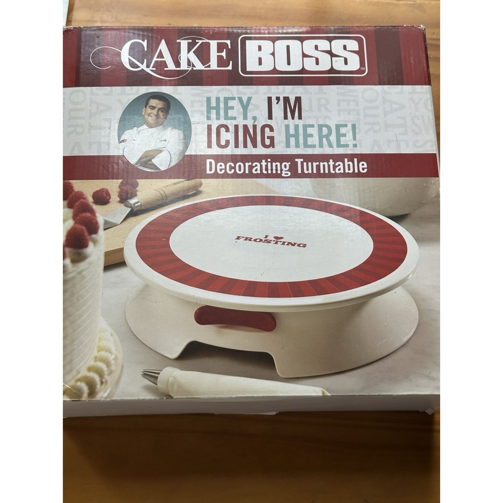 Cake Boss Decorating Turntable, Hey, I'm Icing Here, Decor Stand Still Turns